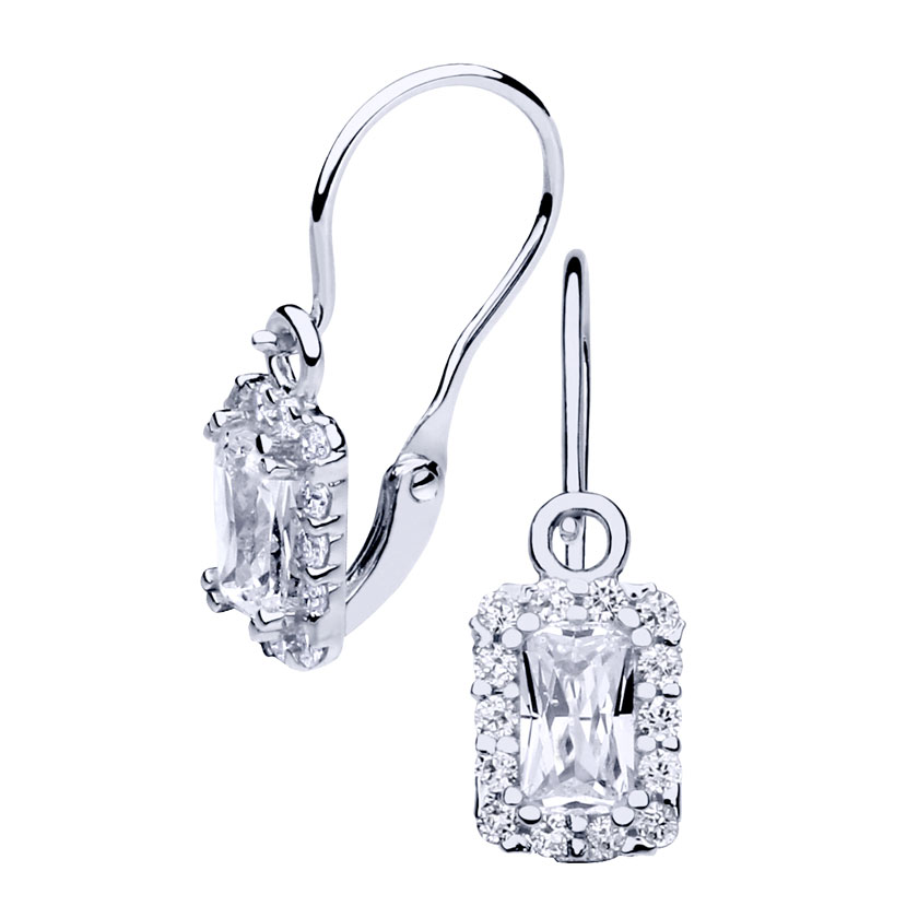 Gold earrings - 7099ww - Kletus jewelry