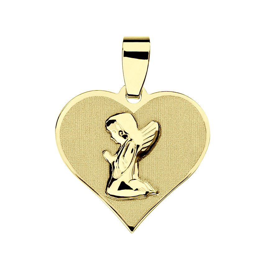 Privjesak anđeo u srcu