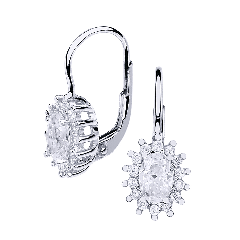 Gold earrings - 7015ww - Kletus jewelry