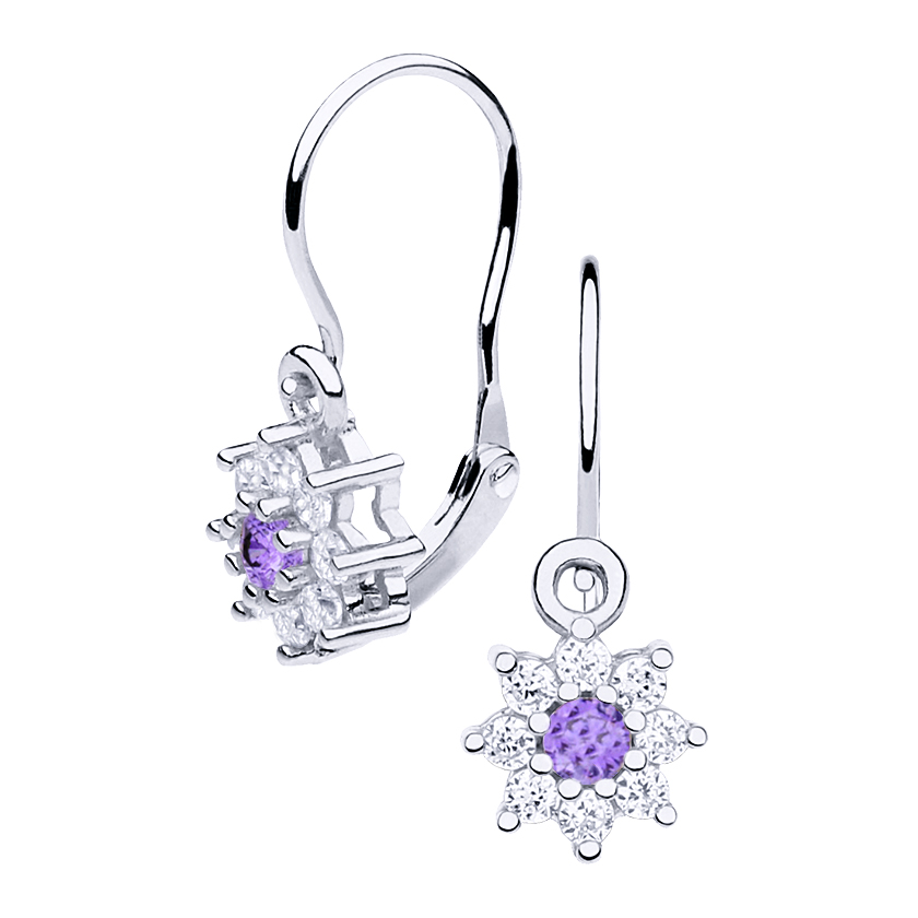 Gold earrings - 7030wv - Kletus jewelry