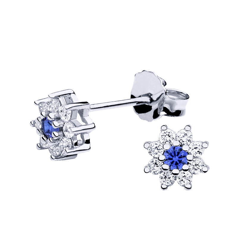 Gold earrings - 7075wb - Kletus jewelry