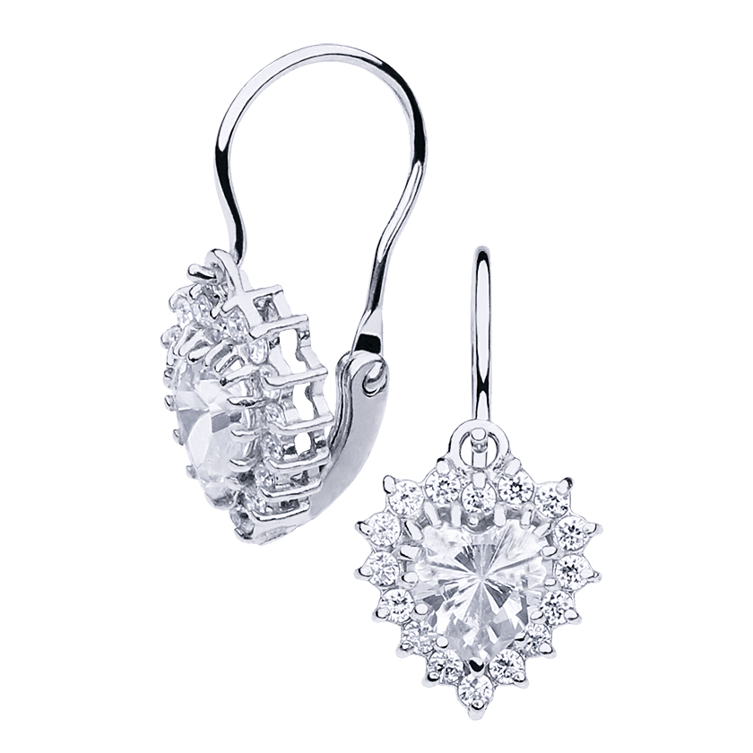 Gold earrings - 7081ww - Kletus jewelry