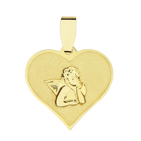 Privjesak anđeo u srcu