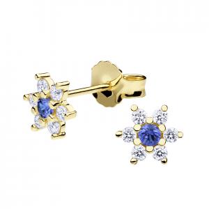 Gold earrings - 7084yb - Kletus jewelry