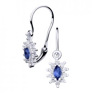 Gold earrings - 7077wb - Kletus jewelry