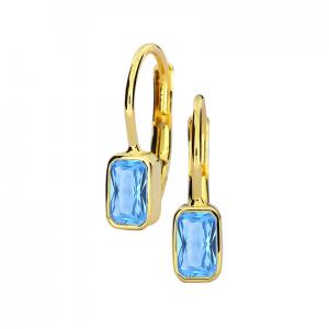 Gold earrings - 7107ya - Kletus jewelry