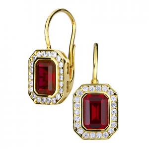 Gold earrings - 7108yr - Kletus jewelry