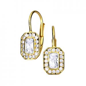 Gold earrings - 7109yw - Kletus jewelry