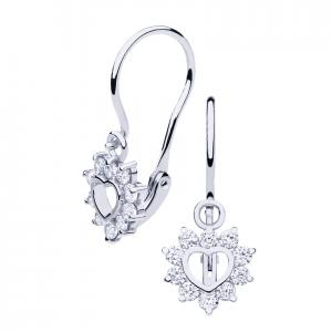 Gold earrings - 7020ww - Kletus jewelry