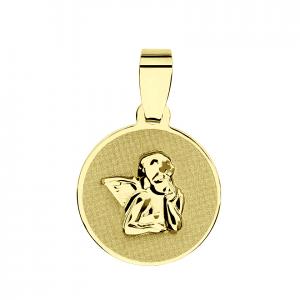Angel circle pendant - 4106y - Angel pendants - Kletus jewelry