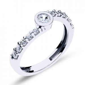 Engagement ring - 1019w - Kletus jewelry