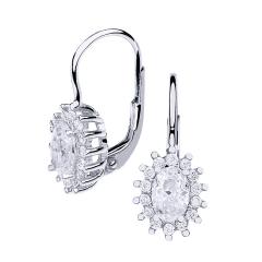 Gold earrings - 7015ww - Kletus jewelry