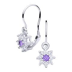 Gold earrings - 7030wv - Kletus jewelry