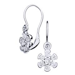 Gold earrings - 7034ww - Kletus jewelry