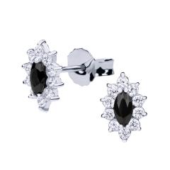 Gold earrings - 7072wd - Kletus jewelry