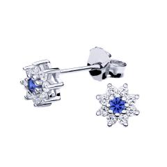 Gold earrings - 7075wb - Kletus jewelry