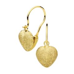 Gold earrings - 7076y3 - Kletus jewelry
