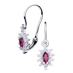 Gold earrings - 7077wr - Kletus jewelry
