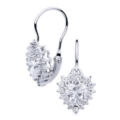 Gold earrings - 7081ww - Kletus jewelry